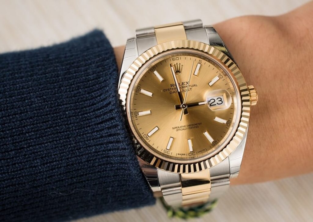 Replica Rolex Datejust 126333 Fluted bezel and Oyster bracelet