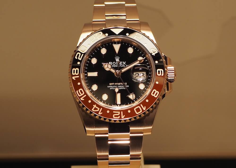 rolex gmt ii everose gold