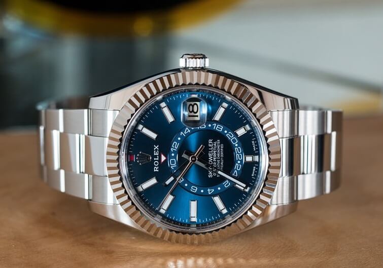 rolex sky dweller look alike