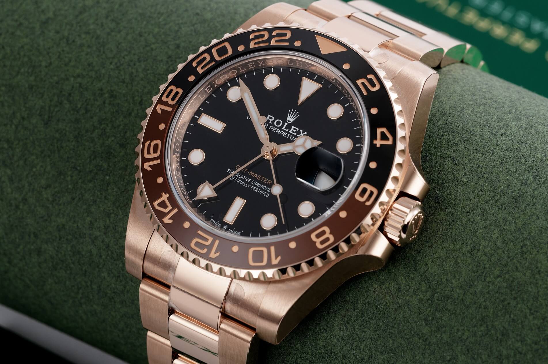 Rolex Fake GMT-Master II Everose Gold 